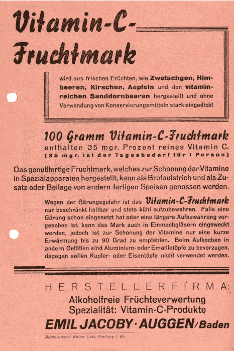 Vitamin-C Fruchtmark